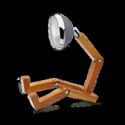 Mr. Wattson Tischlampe, Intense Grau