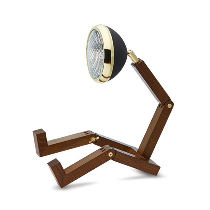 Mr. Wattson Tischlampe, Matt Schwarz/Messing