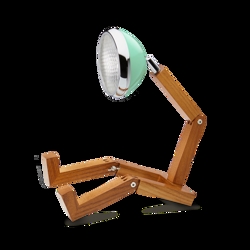 Mr. Wattson Tischlampe, Tiffany Grün