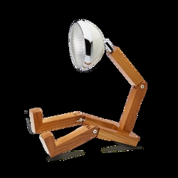 Mr. Wattson Tischlampe, Vintage Weiß