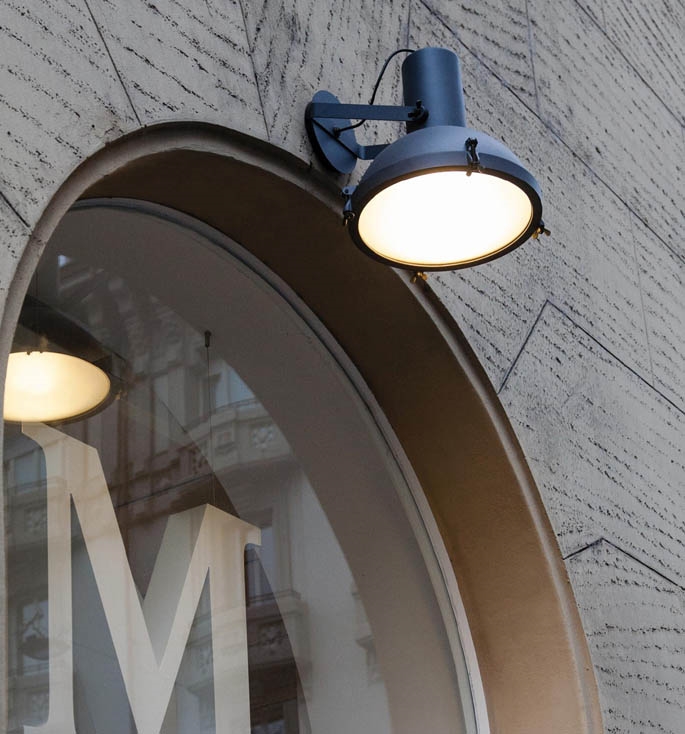 Projecteur 365 Outdoor Wandleuchte, blau