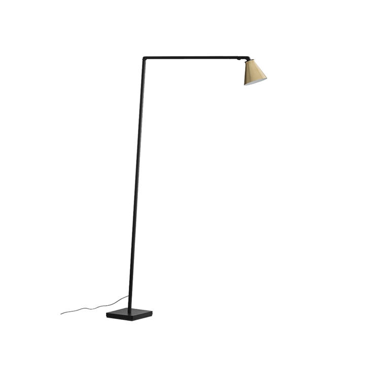 UNTITLED Reading Cone Stehlampe, schwarz/gold