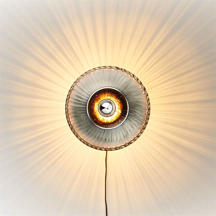 New Wave Optic XL Wandleuchte, Smoke