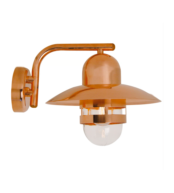 Nibe Außenwandleuchte, Kupfer - Seaside