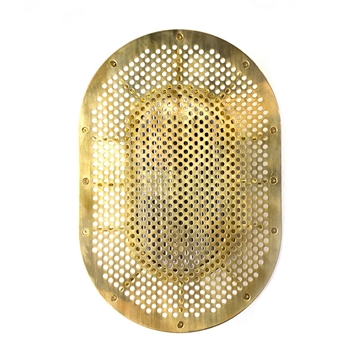 Night Rider Wandleuchte, Rohmessing