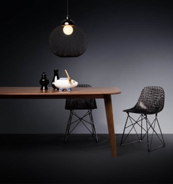 Non Random D48 Pendelleuchte, schwarz