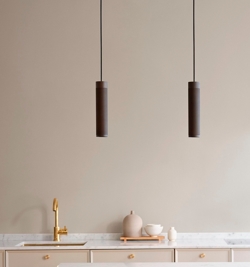 Thorup Copenhagen Patrone Pendelleuchte, schwarz-brüniertes Messing, 300 mm