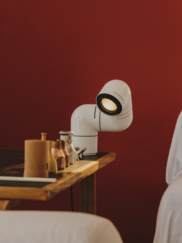 Tatu Tischlampe, weiß