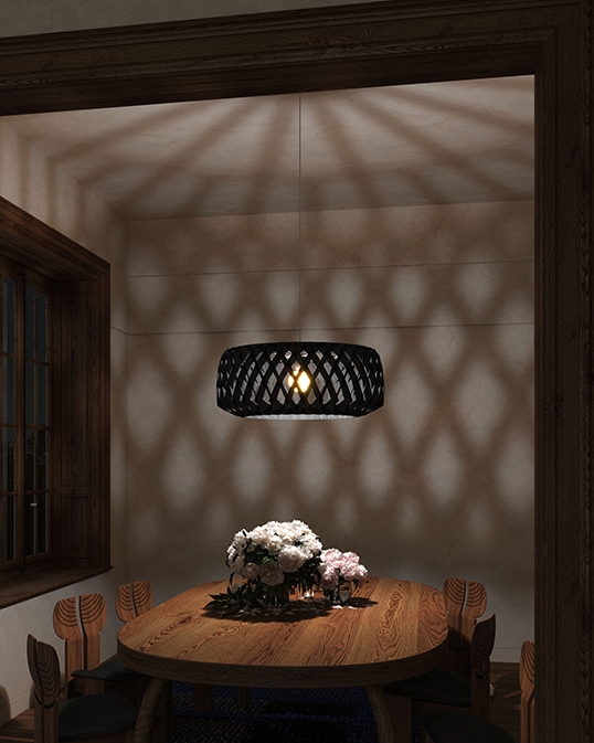 Signature 80 Pendelleuchte, schwarz