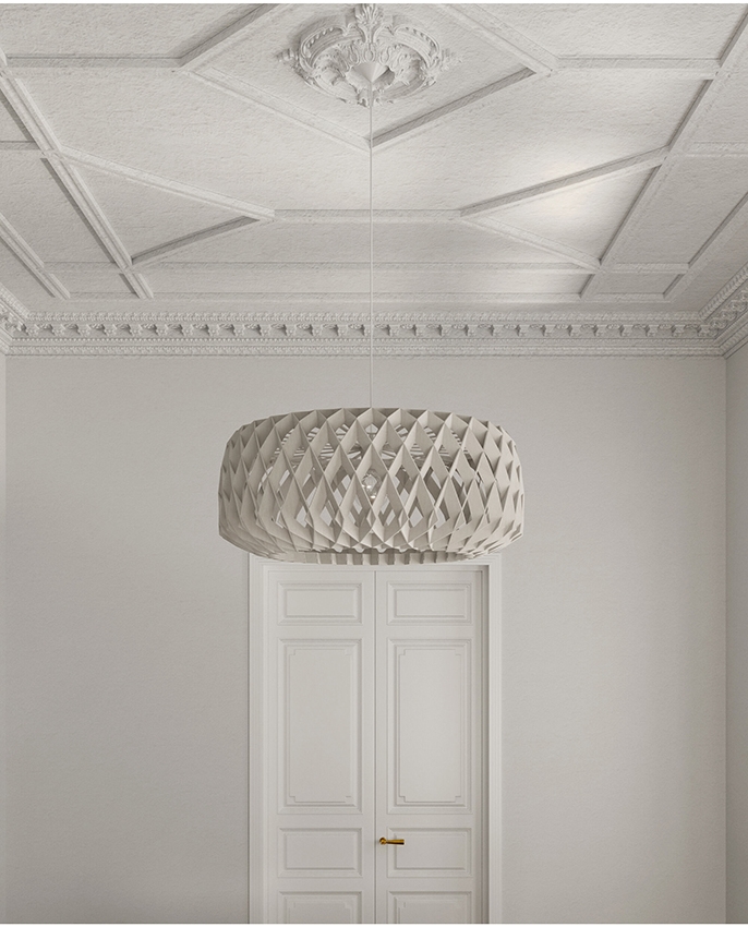 Signature 80 Pendelleuchte, weiß