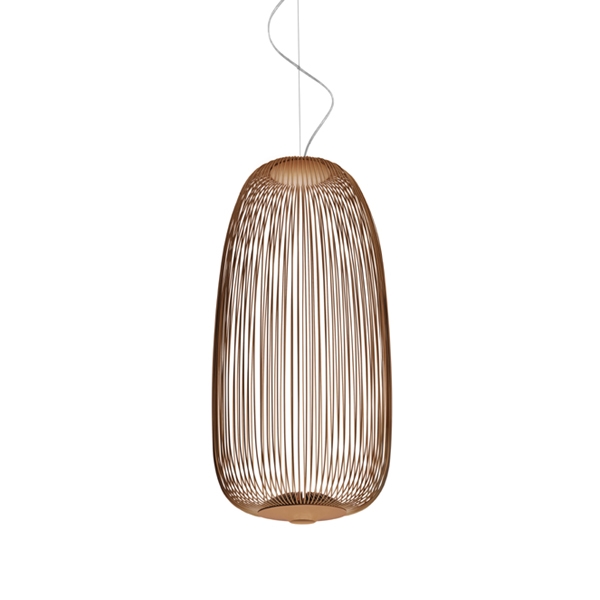 Spokes 1 Pendelleuchte dimmbar, Kupfer