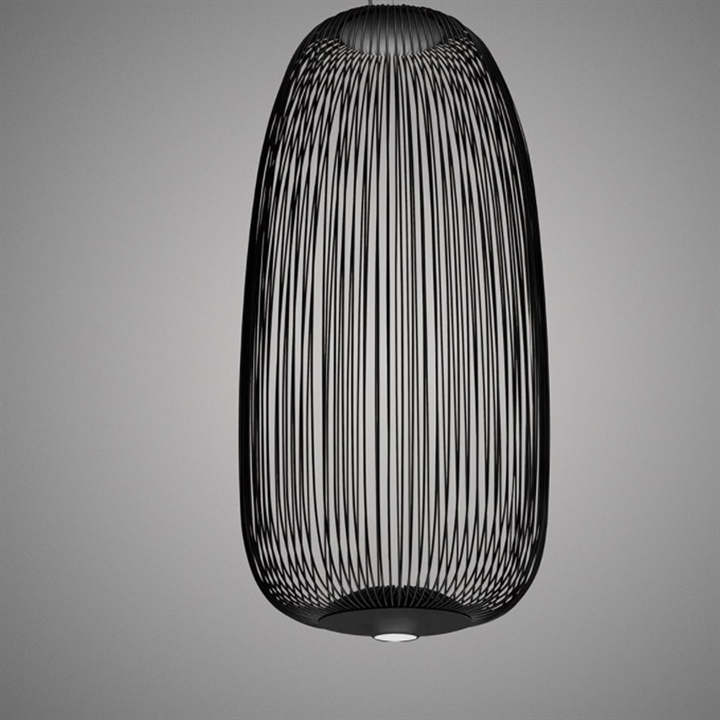 Spokes 1 LED MyLight Pendelleuchte, schwarz