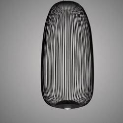 Spokes 1 LED MyLight Pendelleuchte, schwarz