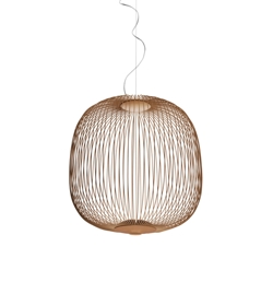 Spokes 2 Pendelleuchte dimmbar, Kupfer