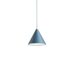 String Light cone Pendelleuchte 12m m/Dimmer, blau