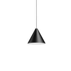 String Light cone Pendelleuchte 22m, schwarz