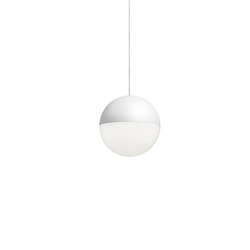 String Light sphere Pendelleuchte 12m m/Dimmer, weiß