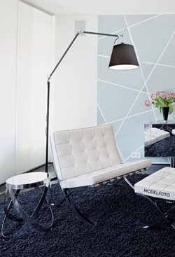 Tolomeo Mega Terra schwarz, Ø36