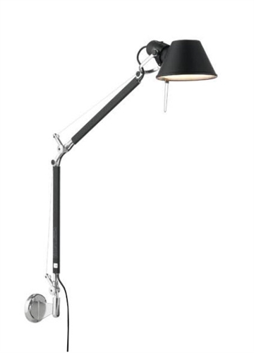 Tolomeo Mini Parete / Wandleuchte, schwarz