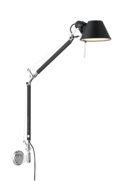 Tolomeo Mini Parete / Wandleuchte, schwarz
