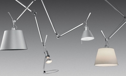 Tolomeo Sospensione Decentrata, Aluminium