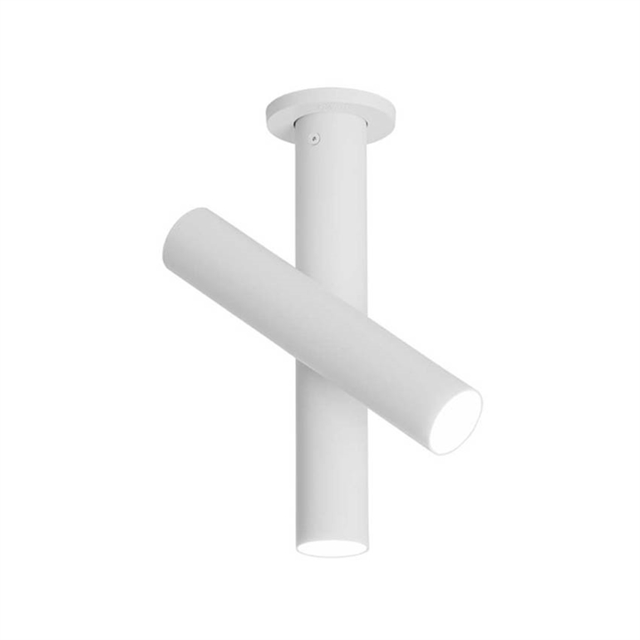 Tubes Deckenleuchte, grau/weiß