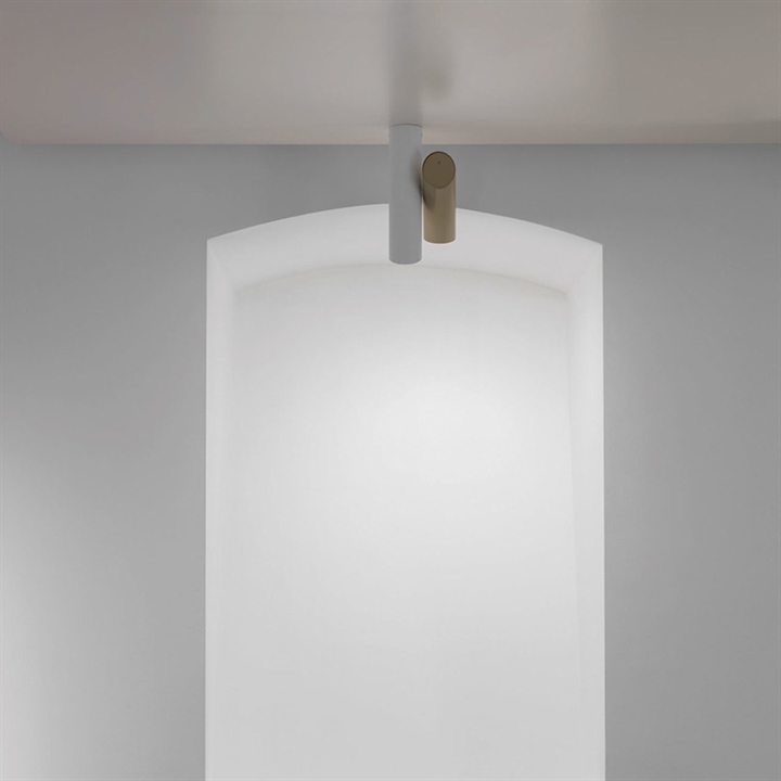 Tubes Large Deckenleuchte, weiß/hellgold