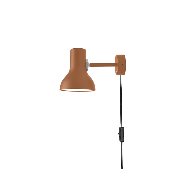 Type 75 Mini Wandleuchte m/Kabel Margaret Howell, sienna