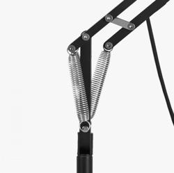 Type 75 Tischlampe, schwarz