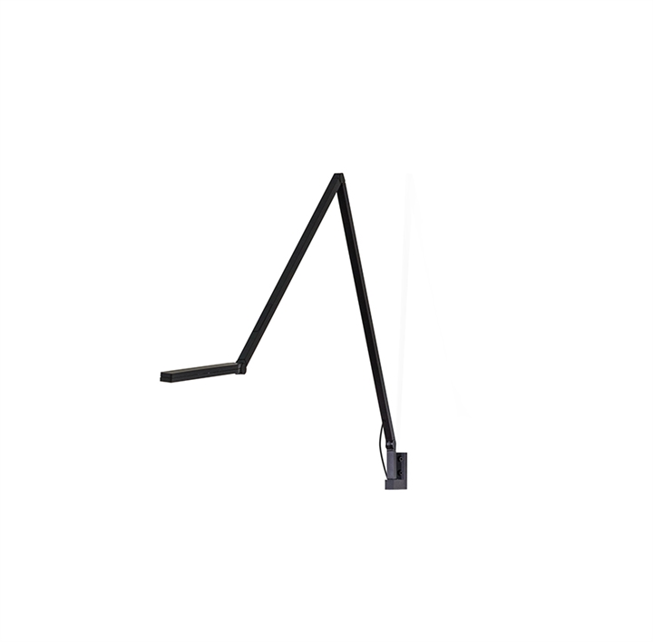 UNTITLED Linear Lampe mit Wandhalterung, schwarz