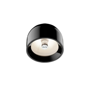 Wan Deckenleuchte/Wandleuchte, Schwarz