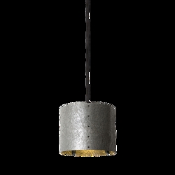 Ausstellungslampe: Rock Pendel, dark grey veneer / multicolour - Ø37