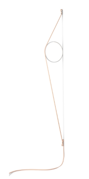 Wirering Wandleuchte, Pink/Weiß