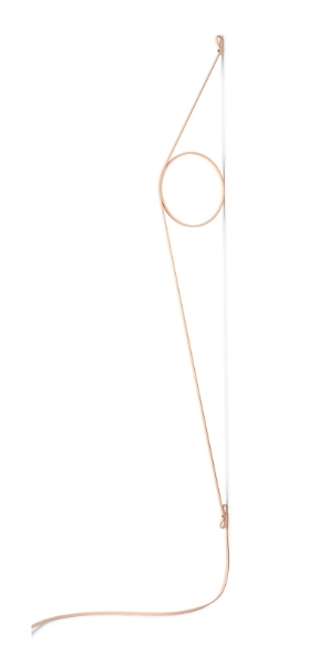 Wirering Wandleuchte, Pink/Pink